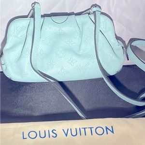 Louis Vuitton Scala Pouch Tiffany Blue Monogram Mini NWOT